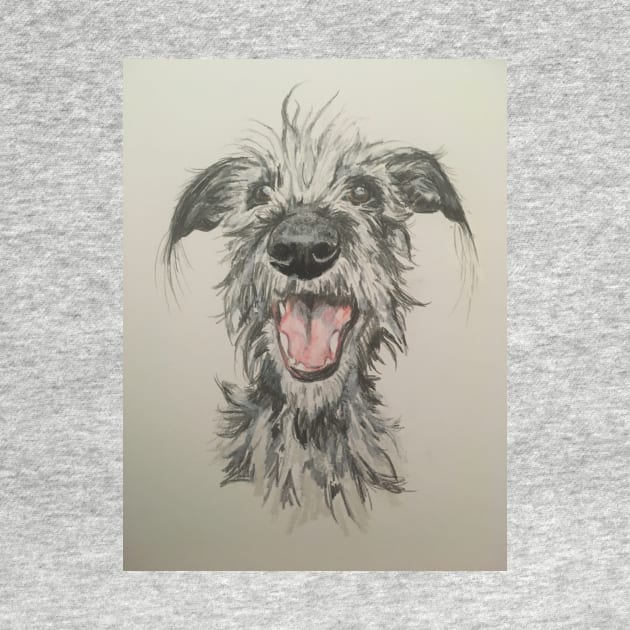 Scruffy Lurcher by Merlinsmates